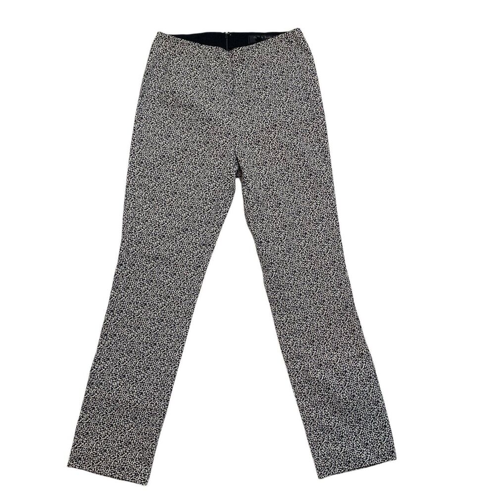 Rag & Bone Size 6 Simone Ankle Crop High Rise Slim Fit Pants Leopard Print